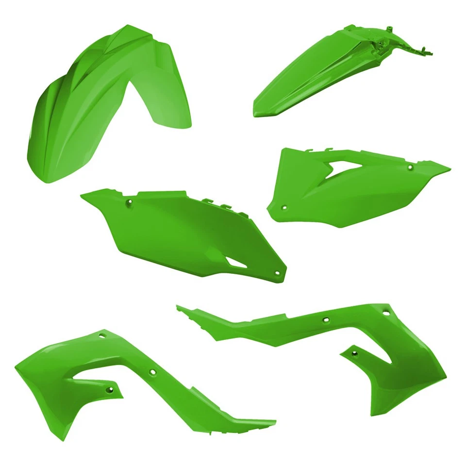 Acerbis Replica Plastic Kit Green For Kawasaki KX250 X 2021-2024 - Image 1 of 2