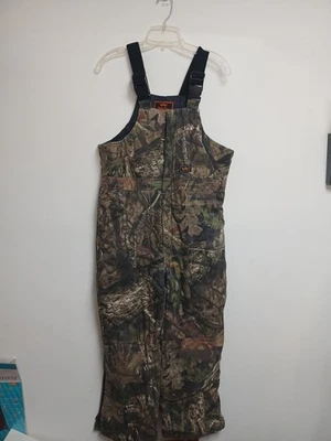 Walls Camo Overalls Kids Grow System XL, Cotton, Mossy Oak, Outdoor Hunting - Image 1 of 4