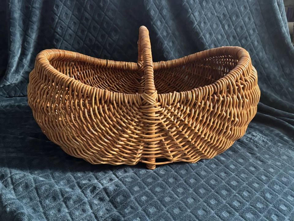 geflochtener Korb Rattankorb Bastgeflecht braun - Bild 1 von 1