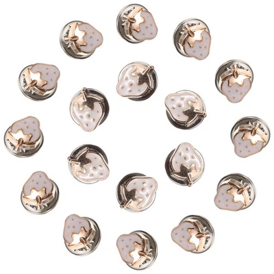  100 Pcs Sicherheitsnadeln Brosche Knöpfe Zum Nähen Wäscheklammer Kleiderknöpfe - Bild 1 von 4