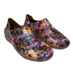 Fitflop Women's Superloafer Flowercrush Slip On Oyster Pink Sz 9 Comfort Floral - Picture 1 of 11
