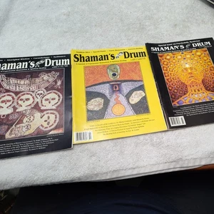 SHAMAN'S DRUM 3 Magazines 1999-2001 #51, 53, 60, Ayahuasca Healing - Picture 1 of 7