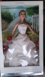 David’s Bridal Romance Barbie Collector Edition Brunette Bride Doll Wedding - Picture 1 of 2