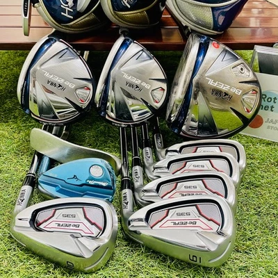 HONMA ALL BeZEAL 535 Fullset 1w3w5w 6-10 Iron 10Pcs S R Flex Golf Club - Image 1 of 4