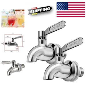 Universal Fit Beverage Spigot – 2 Pack, 5/8 Inch Size, Modern Style, Food Safe - Picture 1 of 11
