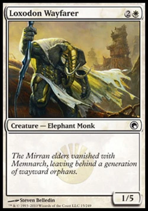 Loxodon Wayfarer -Foil Light Play MTG Scars of Mirrodin - Image 1 of 1