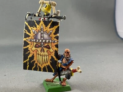 Battle Standard Bearer BSB Skeleton Vampire Counts Death Undead Warhammer METAL - Image 1 of 4