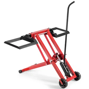 Lawn Mower Lift Jack for Tractors Heavy Duty Height Adjustable 500 lbs Capacity - Picture 1 of 12