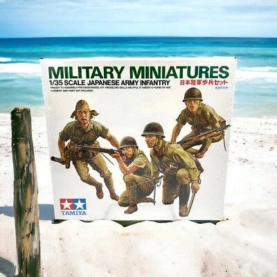 New Tamiya Military Miniatures 1/35 Scale Japanese Army Infantry Model Kit - Image 1 of 3