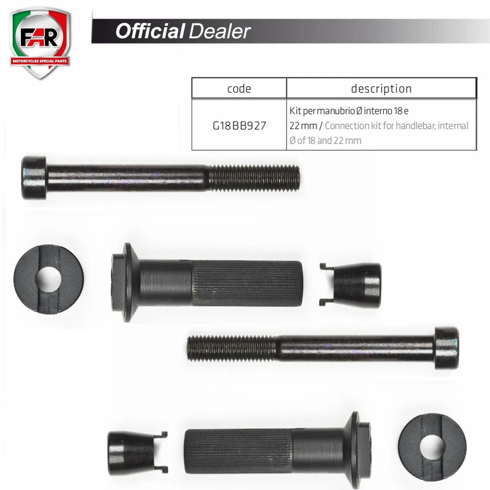 FAR COPPIA EXPANDER TASSELLI D.18-22MM PER MONTAGGIO SPECCHIETTI BAR END CONTRAPPES