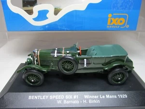 IXO 1/43 Bentley Speed Six #1 Le Mans Winner 1929 Barnato/Birkin LM1929 - Bild 1 von 8