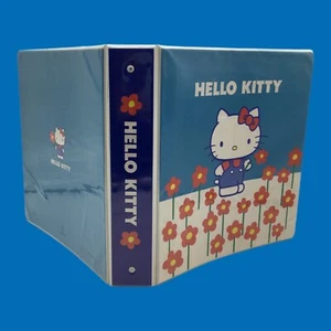 1981 Sanrio Hello Kitty 3 Ring Binder Rare Find Blue Item #3668 Nostalgic Fandom - Picture 1 of 18