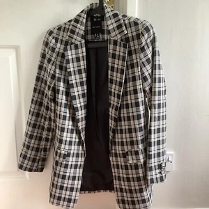 New Look Checked Jacket Size 6 - Picture 1 of 5