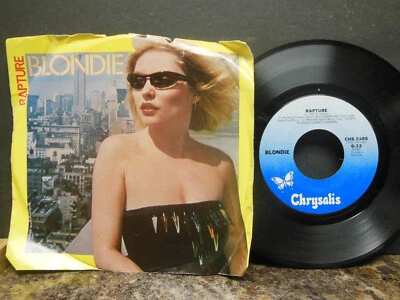 Blondie: Rapture / Walk Like Me, 45 RPM G+ (6M) Foto 1 de 2
