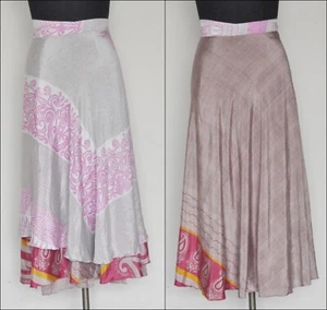 Beach Bikini Cover Up Women Reversible Sarong Dress Sari Casual Wrap Skirt 9603 - Foto 1 di 3