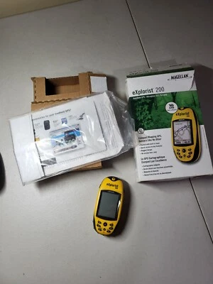 Magellan eXplorist 200 Handheld GPS Complete In Box Free Shipping - Image 1 of 4