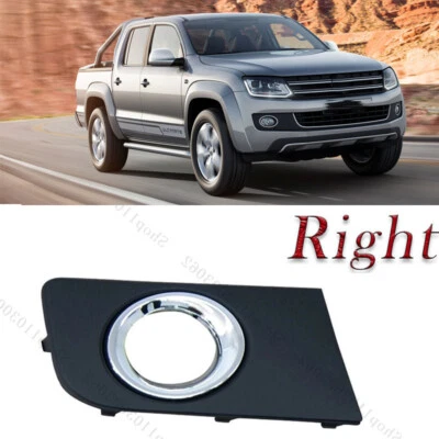 Marco de luz antiniebla derecha para VW Volkswagen Amarok 2010-2016 cubierta de embellecedor de faros antiniebla Foto 1 de 4