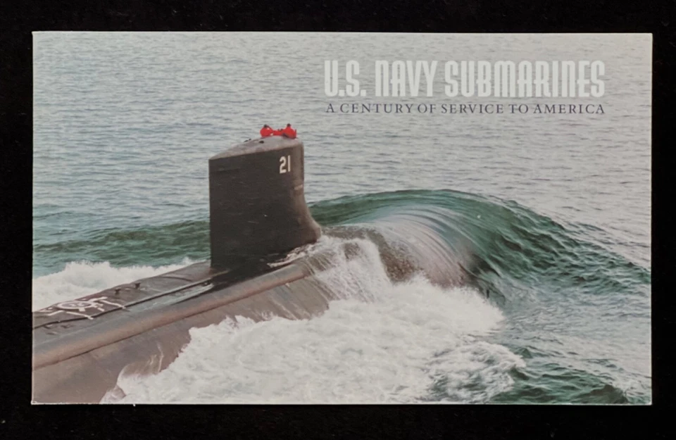 us navy submarine prestige stamp booklet - Image 1 of 1