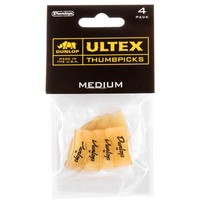 Dunlop 9072P Ultex Medium Thumbpicks Gold (4-Pack)