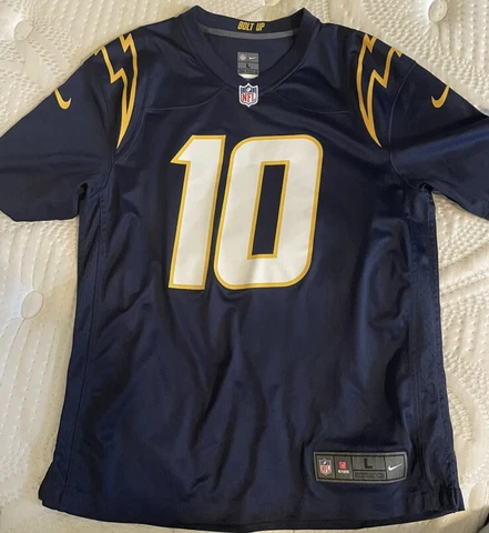 Navy Los Angeles Chargers Justin Herbert Jersey | Nike on Field | Size LARGE Cover