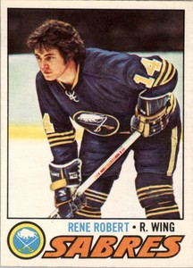 1977-78 O-PEE-CHEE HOCKEY #222 RENE ROBERT BUFFALO SABRES