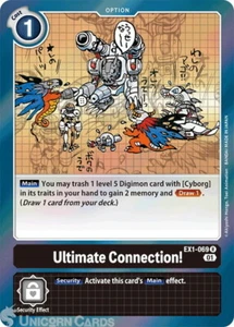 EX1-069 UltimateConnection! Rare Mint Digimon Card - Picture 1 of 1