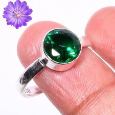 Chrome Diopside Gemstone 925 Sterling Silver Ring Handmade Jewelry For Women