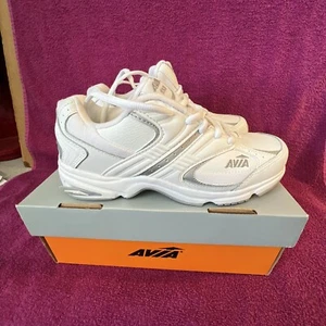 NEW AVIA A333WWS Walking Shoes White Sneakers Women's Size 6 - Picture 1 of 11