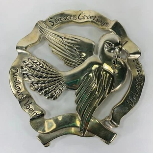 Studio Nova Godinger Silver Christmas Peace Dove Wall Hang - Picture 1 of 9