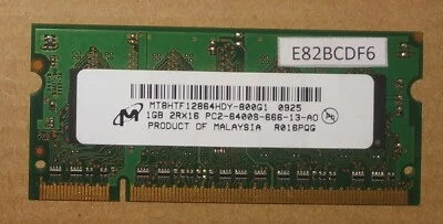Micron MT8HTF12864HDY-800G1 DDR2 800MHz 1GB - Imagen 1 de 2