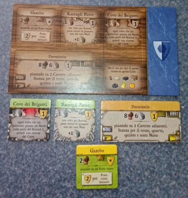 Caverna Promo Blauschild Expansion / Mini Expansion ITALIAN 2015,new) (Mayfair) - Bild 1 von 2