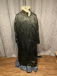 antique circa 1912 Titanic Bellas Hess & Co department store silk and fur coat - Picture 1 of 12