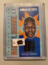 A15,701 - 2015-16 Hoops Rise N Shine Memorabilia #17 Myles Turner Jersey