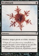 1x Deathmark - Foil LP, English MTG ColdSnap