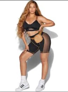 Ivy Park Beyoncé Adidas black gold bra 2X athletic shorts 3X DRIP 2.2 U GET BOTH - Picture 1 of 17