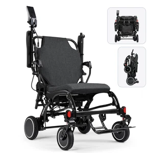 2025 Two Battery 500W Carbon Fiber Electric Wheelchair All Terrain For Airline - Picture 1 of 9