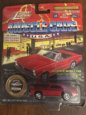 NOVO EM FOLHA, LACRADO Johnny Lightning Muscle Cars 1969 Eliminator, Mercury Cougar - Imagem 1 de 3