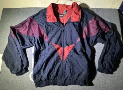 Винтажный McGregor ветровка куртка для взрослых Sz средний полный молнии туризм 80-х 90-х - Изображение 1 из 4