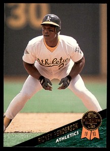 1993 Leaf Rickey Henderson Oakland Athletics #291
