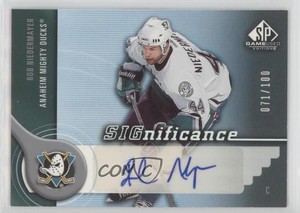 2005-06 SP Game Used Edition SIGnificance /100 Rob Niedermayer #S-RO Auto