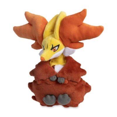 POKÉMON Peluche Sitting Cuties Delphox Pokemon Fit Scarlet Violet Oficial Nintendo Switch