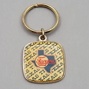 Schlüsselanhänger Texas Rangers MLB Retro Logo Old Stock Metall Emaille  - Bild 1 von 3