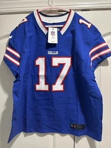 JOSH ALLEN Nike Vapor Elite AUTHENTIC BUFFALO BILLS Blue Jersey 52 XXL NFL NWT - Picture 1 of 7