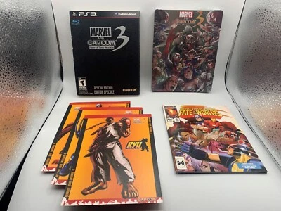 Marvel Vs Capcom 3 Fate of Two Worlds PS3 Special Edition Complete Free CAD Ship - Image 1 of 4