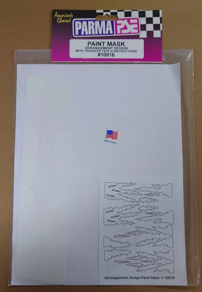 (Parma PSE 10816) Paint Mask / Derangement Design /w transfer Tape & Instruction - Image 1 of 1