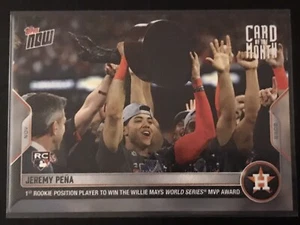 Jeremy Pena 2022 Topps Now November Card of the Month #M-NOV RC Rookie WS MVP - Picture 1 of 3
