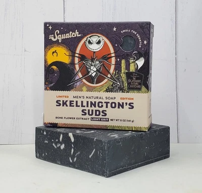 Dr. Squatch Ltd Ed. Bar Soap Skellington's Suds Light Grit 5oz - Image 1 of 3