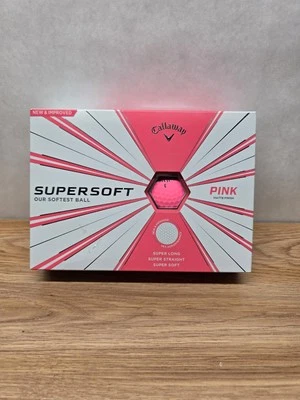 Callaway Supersoft Golf Balls, Pink Matte Finish [12-Pack], Brand New - Image 1 of 3
