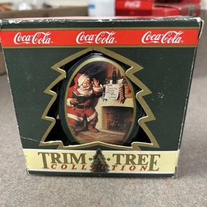 Vintage Coca-Cola "Trim-A-Tree" KONVOLUT - SANTA von Kamin ORNAMENT - 1990 - Bild 1 von 4