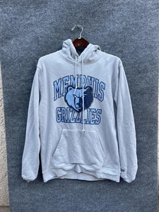 Memphis Grizzlies Pullover Hoodie Mens Large Gray NBA Basketball New Era Fleece - Picture 1 of 9